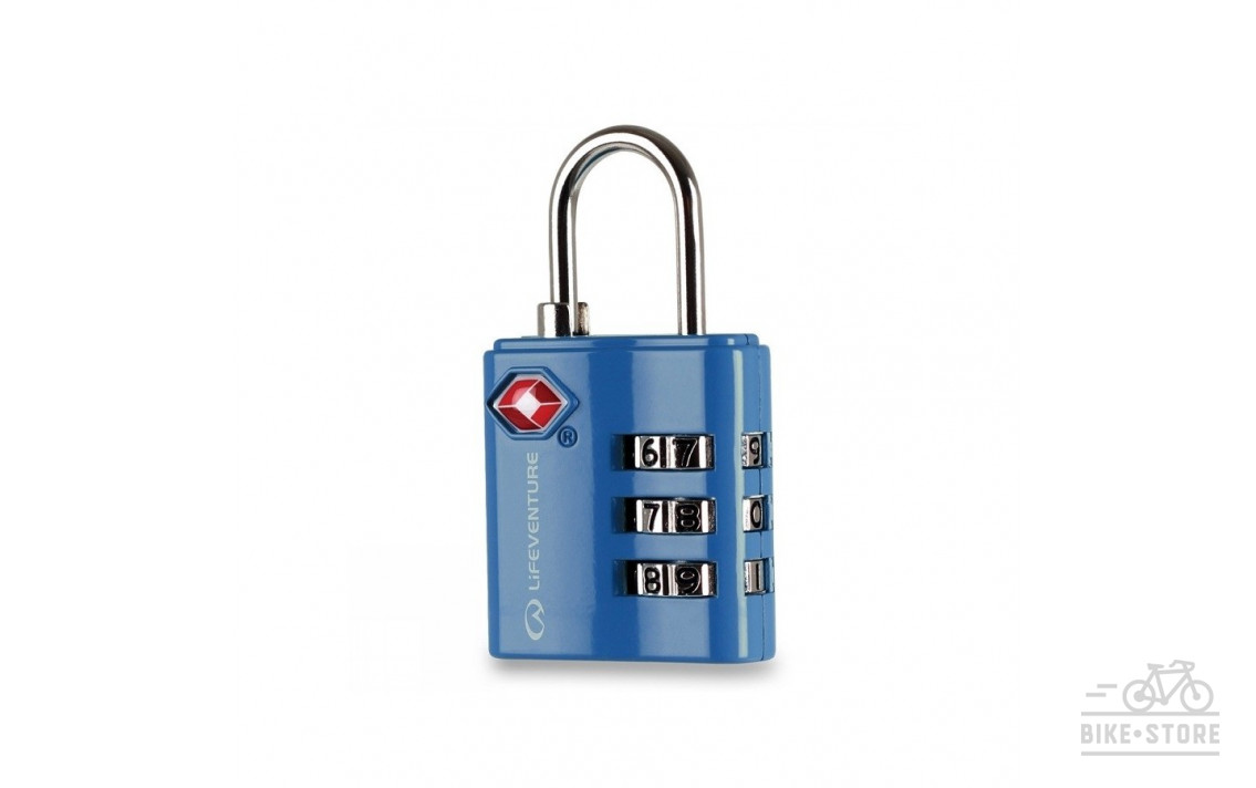 Замок Lifeventure TSA Combi Lock aqua